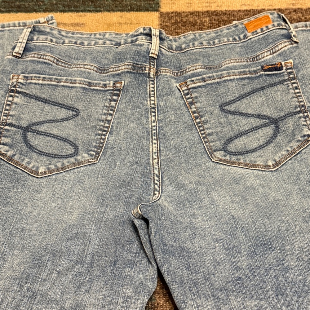 Seven7 Metro Ultra High Rise Skinny Distressed Women Jeans - Picture 7 of 9